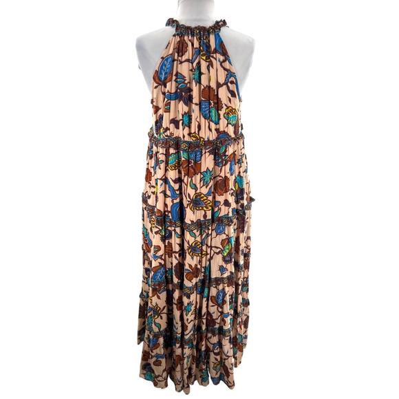 Love The Label Boho Printed Maxi Dress Anthropologie Sz XS - Picture 3 of 8